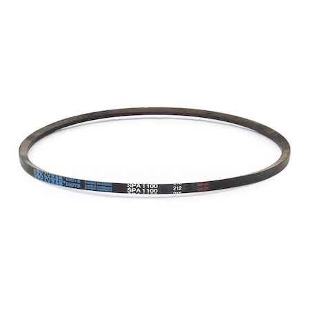 D&D SPA1100 Metric V-Belt, 1100mm Outside Length, 13 mm Top Width, 10 mm Thickness, 1 Ribs SPA1100